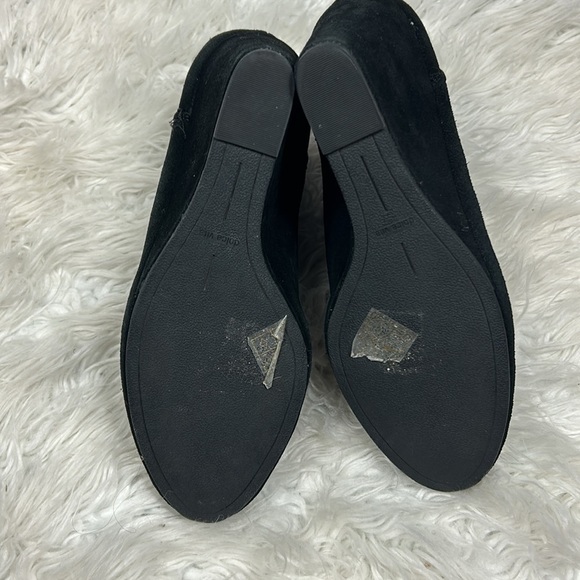 Dolce Vita Suede Slip On Wedges in Black - Picture 4 of 6